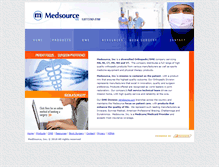 Tablet Screenshot of medsourceinc.net
